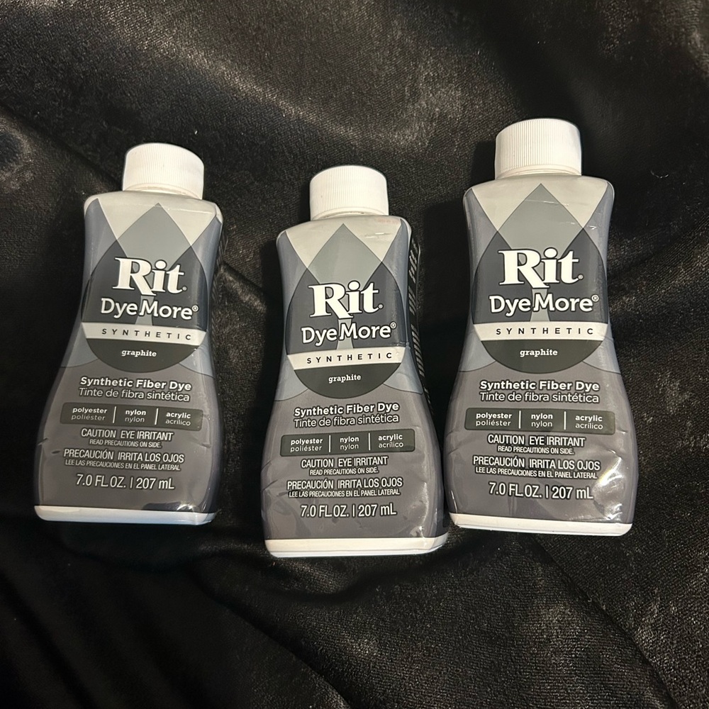 RIT DyeMore Synthetic Fiber Dye in Color Graphite